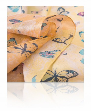 Палантин Женский SN-VINT.BUTFLY/YEL